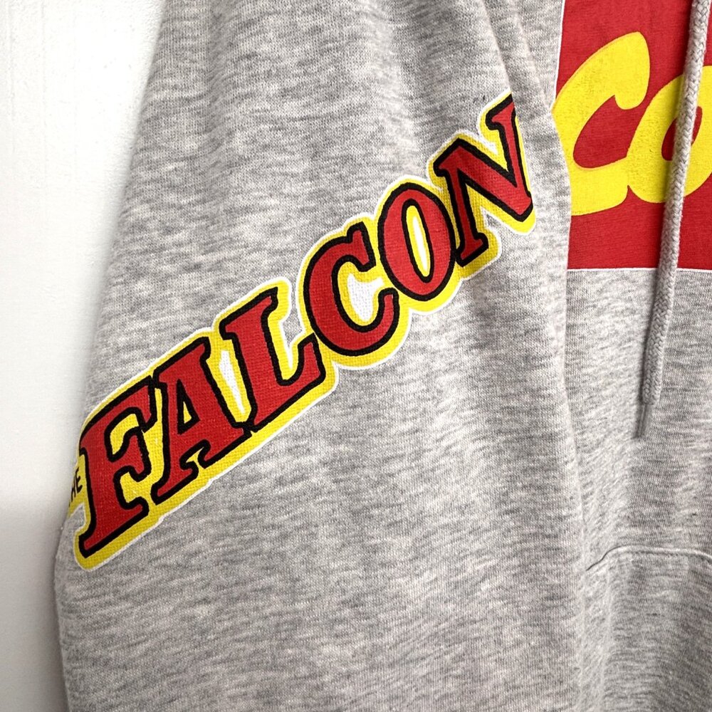 Marvel Comics Gray Hooded Sweatshirt with Graphics on Arms Men's Size Large - Picture 3 of 8